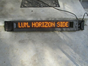 luminator bus sign